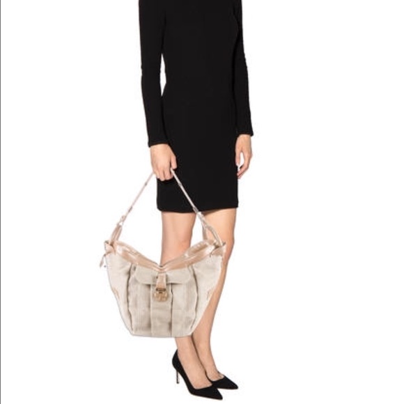 Jimmy Choo Raffia Shoulder Bag - Picture 2 of 4